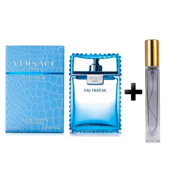 Versace Man Eau Fraiche EDT + Атомайзер