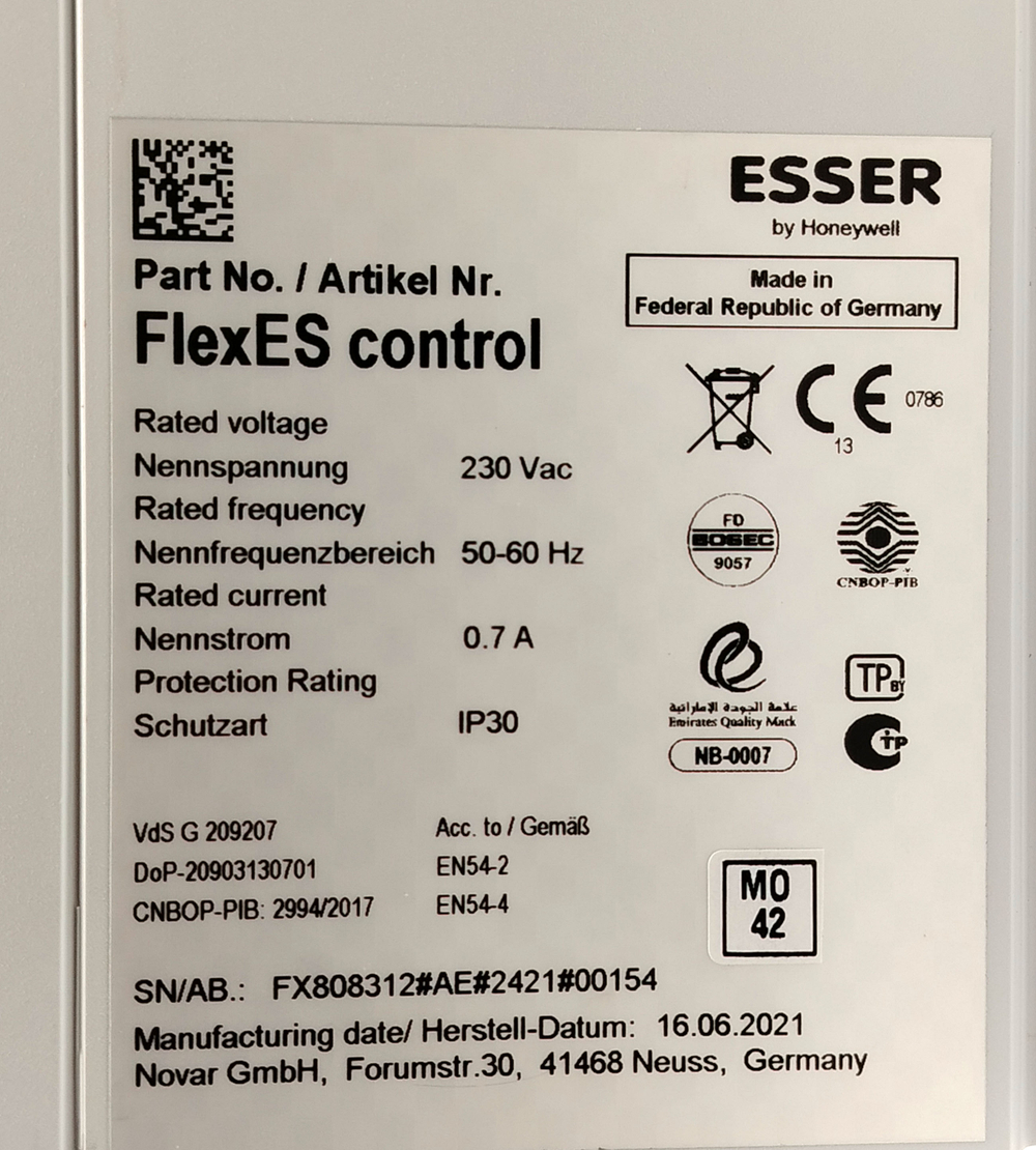 Расширитель блока питания Honeywell Esser FlexES FX808363