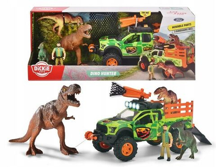 Игрушечный транспорт Dickie Toys Playlife Игровой набор - Автомобиль для слежения за динозаврами 25см - Дикки 203837026