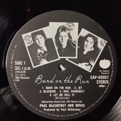 Винтажная виниловая пластинка LP Paul McCartney and Wings Band On The Run (Japan 1973) (No Obi) Jet