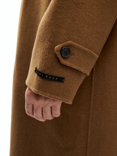Коричневое шерстяное пальто Laine Hand Made