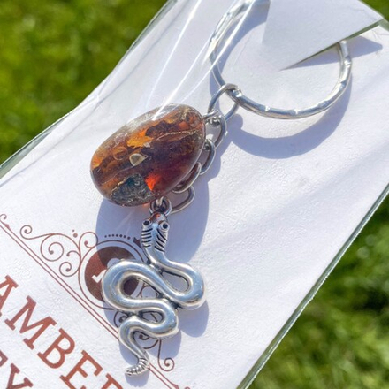 Брелок змея гладкая