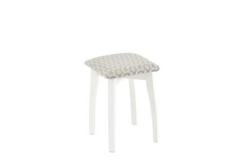 Табурет Тулон мягкий 1 кат.(Основная ткань:Вивальди 06 /Цвет дерева:Тон 9 (Эмаль белая) ) Аврора