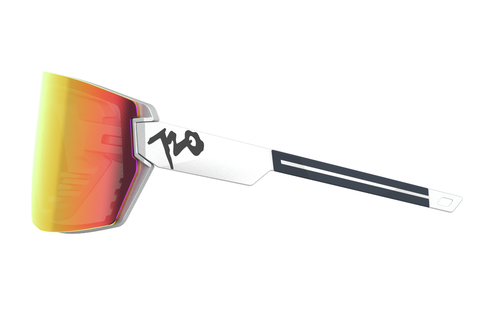 Спортивные очки 720armour Mercury / Matte Silver / Red  Lens