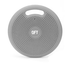 Массажно-балансировочная подушка с ручкой серая