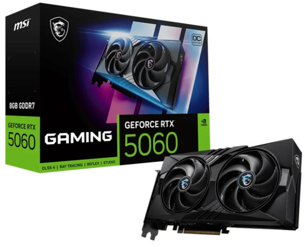 Видеокарта MSI GeForce RTX 5060 GAMING (RTX 5060 8G GAMING)