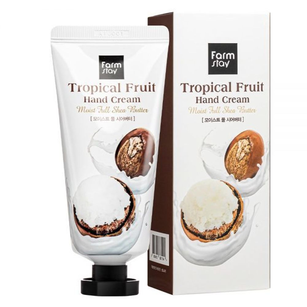 Farm Stay Tropical Fruit Hand Cream Moist Full Shea Butter крем для рук с маслом ши
