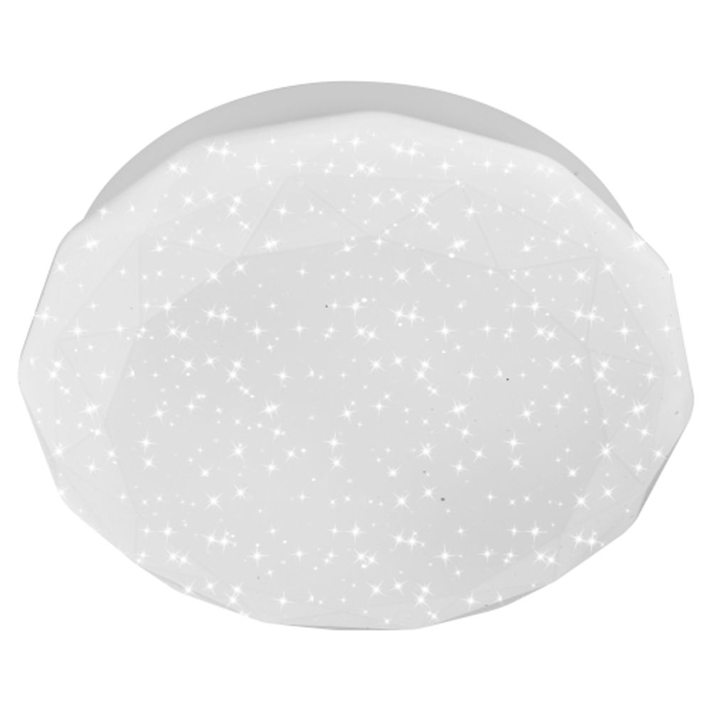 Светильник потолочный светодиодный ЭРА Классик без ДУ SPB-6 Slim Sparkle 18W-4K 4000К | Светильники SPB-6 без ДУ