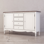 Буфет двухстворчатый с 4-я ящиками Leblanc