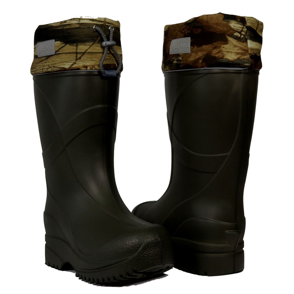 Сапоги мужские зимние «Иваныч» Д343-НУ "ICE Land" (Олива/Черный)