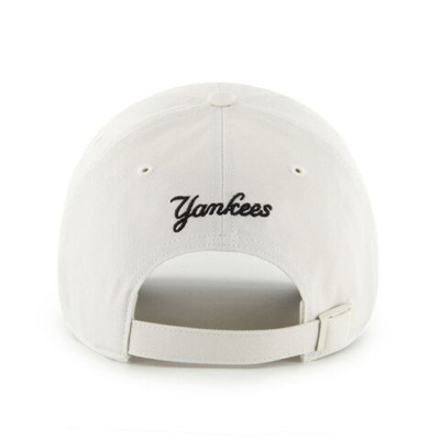 Баскетбольная кепка 47Brand MLB New York Yankees Foundation Script White Cap