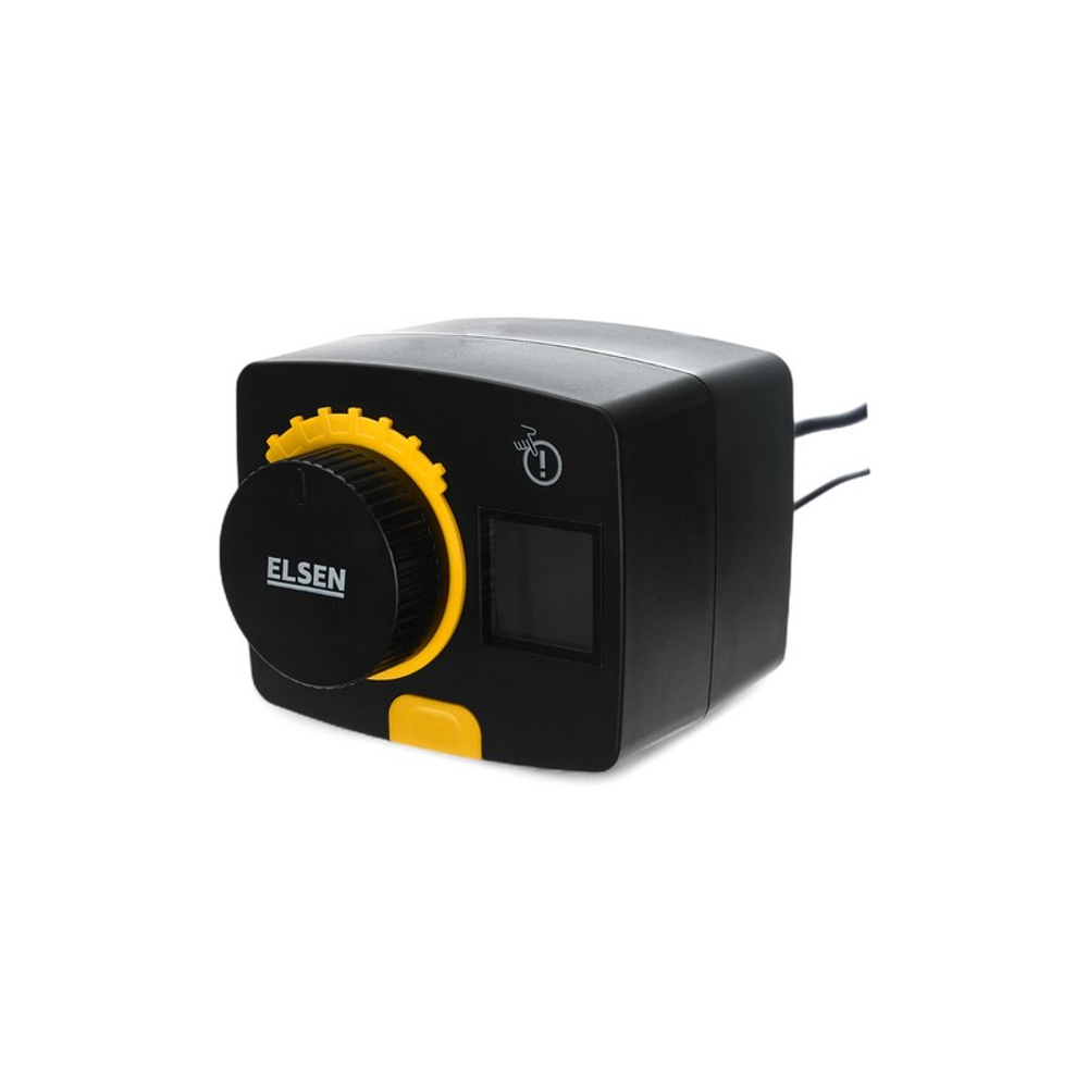 Сервопривод ротационный ELSEN с контроллером температуры и выносным датчиком (230В, 120сек., 6Нм)