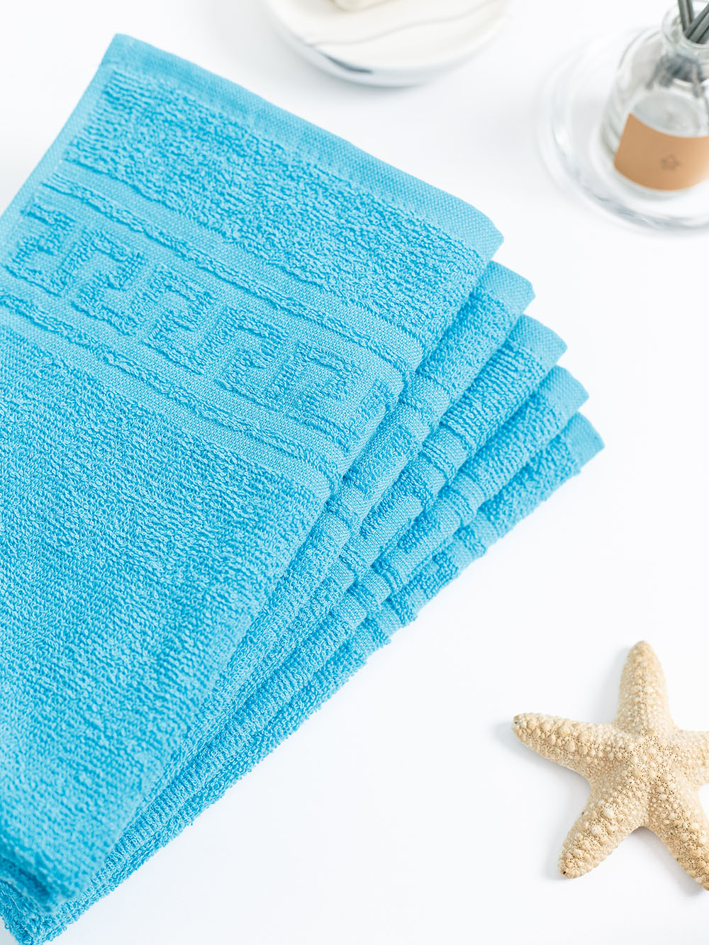 Полотенце махровое, г/к, 30х50, арт. ВТ 30-50Г, 380 гр/м2, цвет: 502-ярко-голубой,