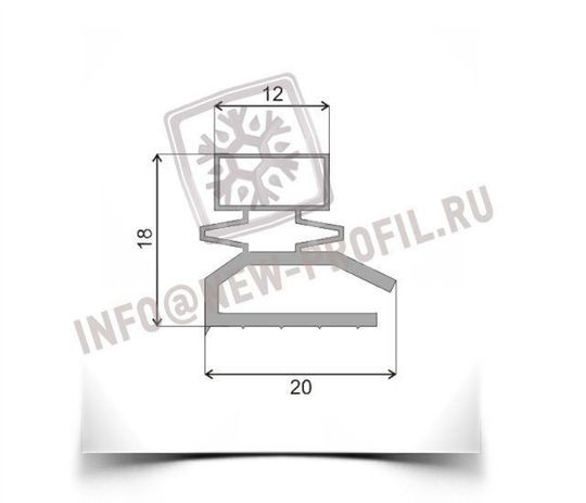 Уплотнитель для холодильной витрины МХМ "Нова" 450*280 мм (013)