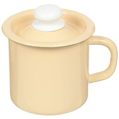 Кружка сталь, эмал, 1л, с крыш, Сиб товары, С40207.3П/С40207.3, в асс