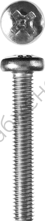 ЗУБР DIN 7985 кл. пр. 4.8, M6 x 45 мм, винт с полусферической головкой, цинк, 5 кг (303150-06-045)
