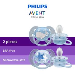 Əmzik \ ultrasoft soother, 6-18M, BOY, DECO, 2-pack