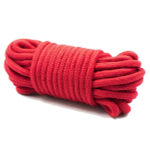 Красная хлопковая веревка для бондажа ToyFa Theatre 704002