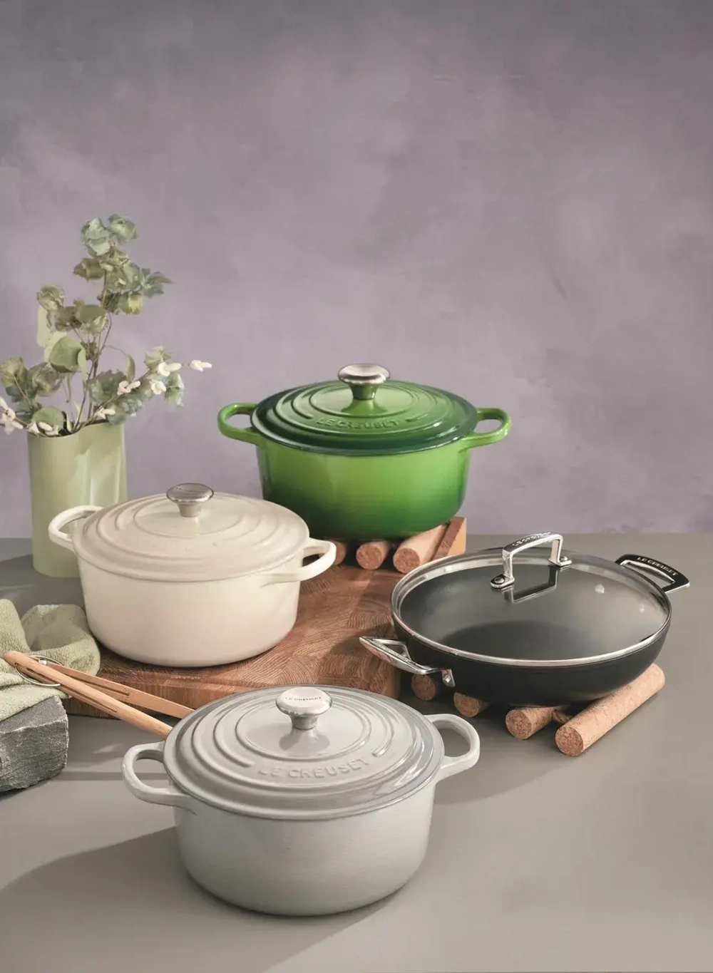 Le Creuset Сковорода PRO с антипригарным покрытием 26см с крышкой