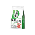 Cухой полнорационный корм для щенков средних пород с ягненком и рисом Delicana 1,5кг