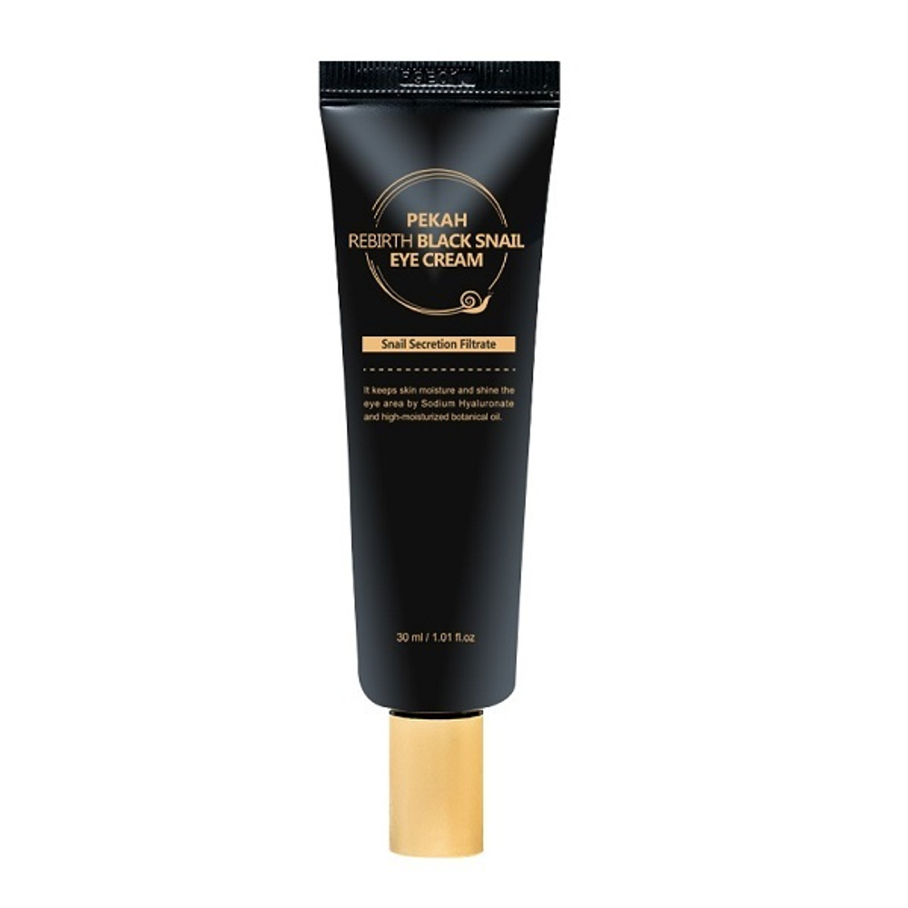Крем для кожи вокруг глаз с муцином черной улитки Pekah Rebirth Black Snail Eye Cream 30мл