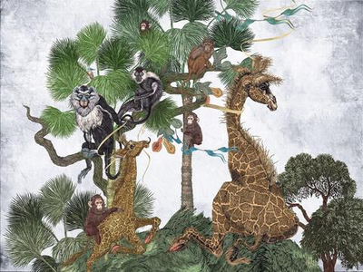 Дизайнерские обои Wall Street Zoo-21