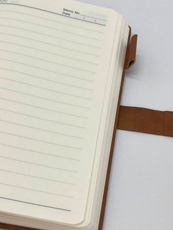 Блокнот А5 в линейку 170 л коричневый (8412-4)