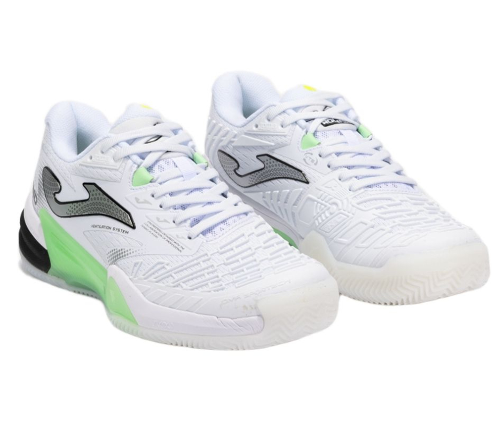 Мужские теннисные кроссовки Joma Roland 2502 Clay - white
