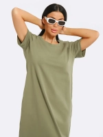 Платье хлопок однотон большие размеры