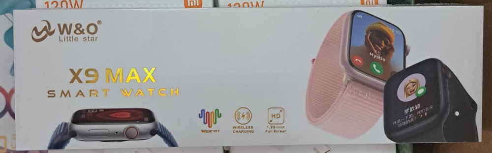 Смарт часы W&O X9 Max (Черный)