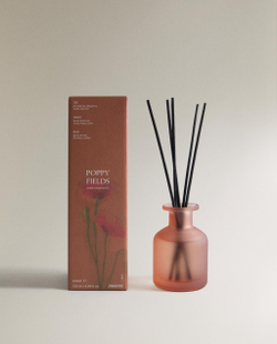 Zara Home Ароматический диффузор с палочками Poppy Fields, 120 мл, аромат для дома