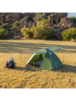 Палатка Naturehike Bleik Series 2-местная, тип B, алюминиевый каркас, синяя