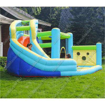 Батут домашний "Водная горка 2" 4,5*4*2,6 м