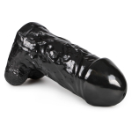 Черный фаллоимитатор-гигант The Cyclops - 25,4 см. (Цвет: черный)