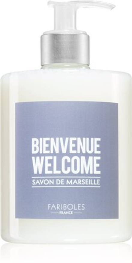 FARIBOLES Happiness Marseille Bienvenue Welcome - жидкое мыло для рук /   520  ml  / GTIN 3760059462125