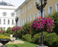 Обруч-750, цветочница для опоры (столба)