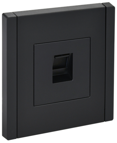 FORTE&PIANO Розетка компьютерная RJ45 кат.5E FP132 черный IEK
