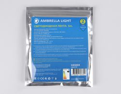 Ambrella Светодиодная лента Ambrella Light GS3203 2835 180Led /14.4W m/ 24V IP20 6500K 5m LED Strip 24V GS3203