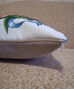 Декоративный гобеленовый чехол для интерьерной подушки Тюльпаны и крокусы 38*38