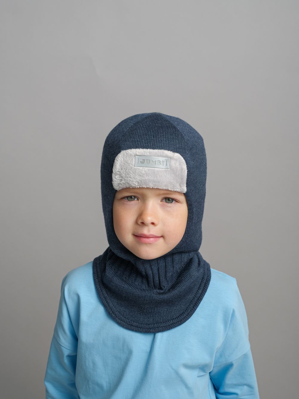 Шлем зимний вязаный (Лунный свет) ТОКИ