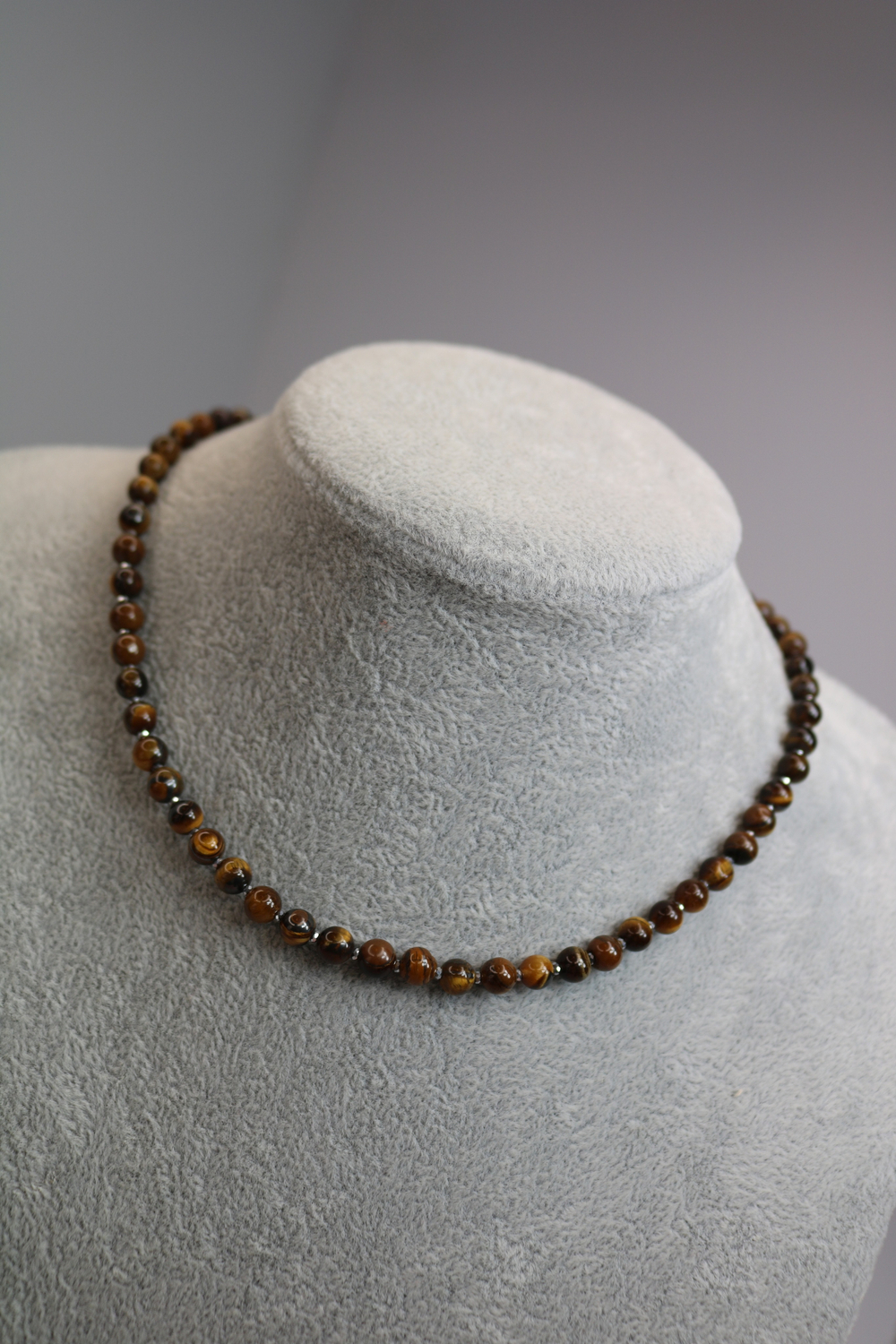 Чокер с тигровым глазом "Око тигра"