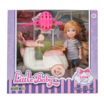 Кукла тип модница с аксесс. коробка 1351