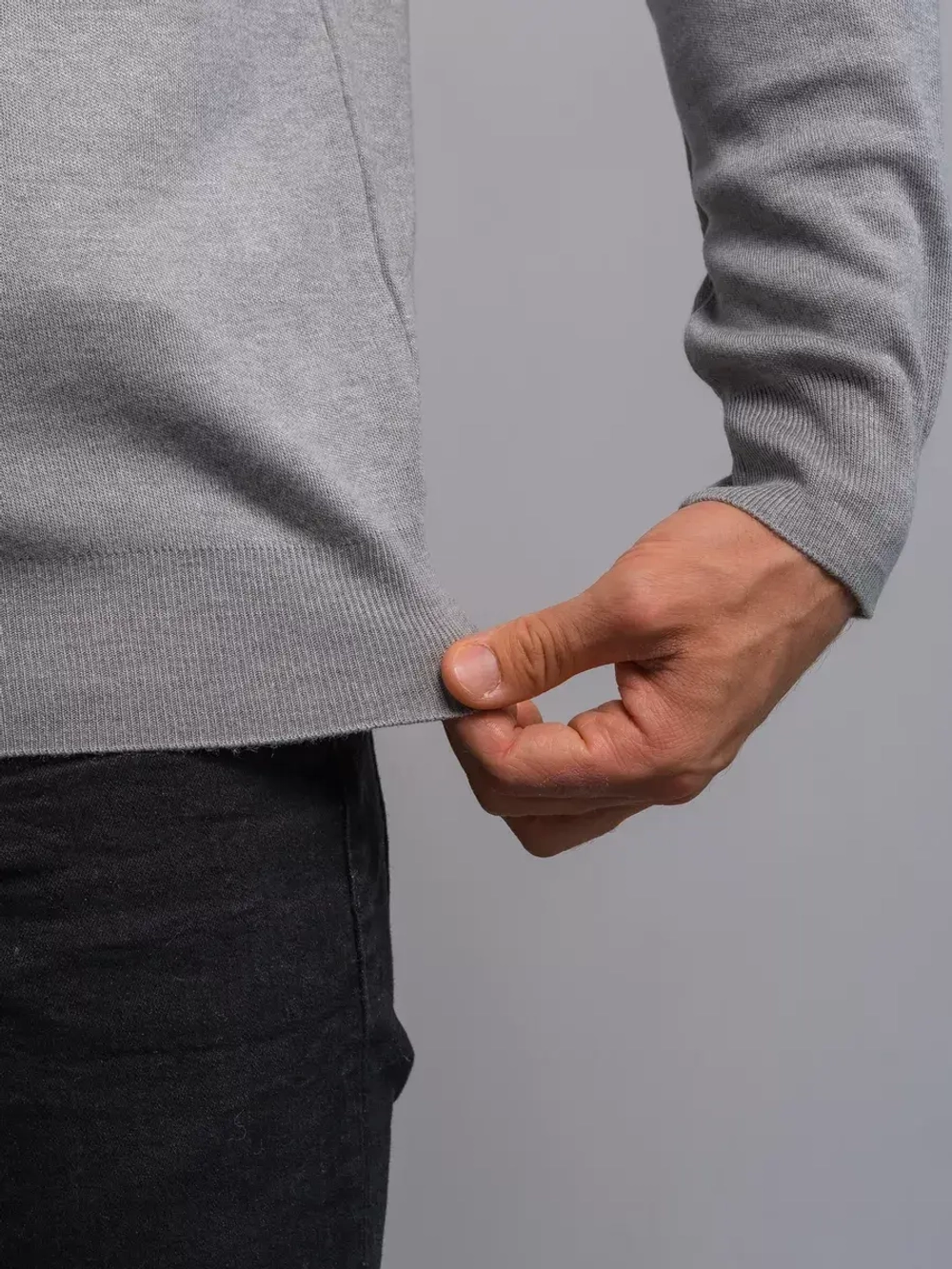 Джемпер Турция тонкий теплый с горлом