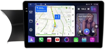 Магнитола для Mercedes-Benz C W204 2011-2014 NTG 4.5/4.7 - FarCar 9622 монитор 9.5" QLED на Android 14, TS18, CarPlay, 4G SIM-слот