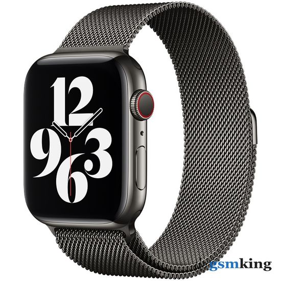 Apple Milanese Loop for Apple Watch 42|44|45|49mm Graphite (Графитовый) ML773ZM/A