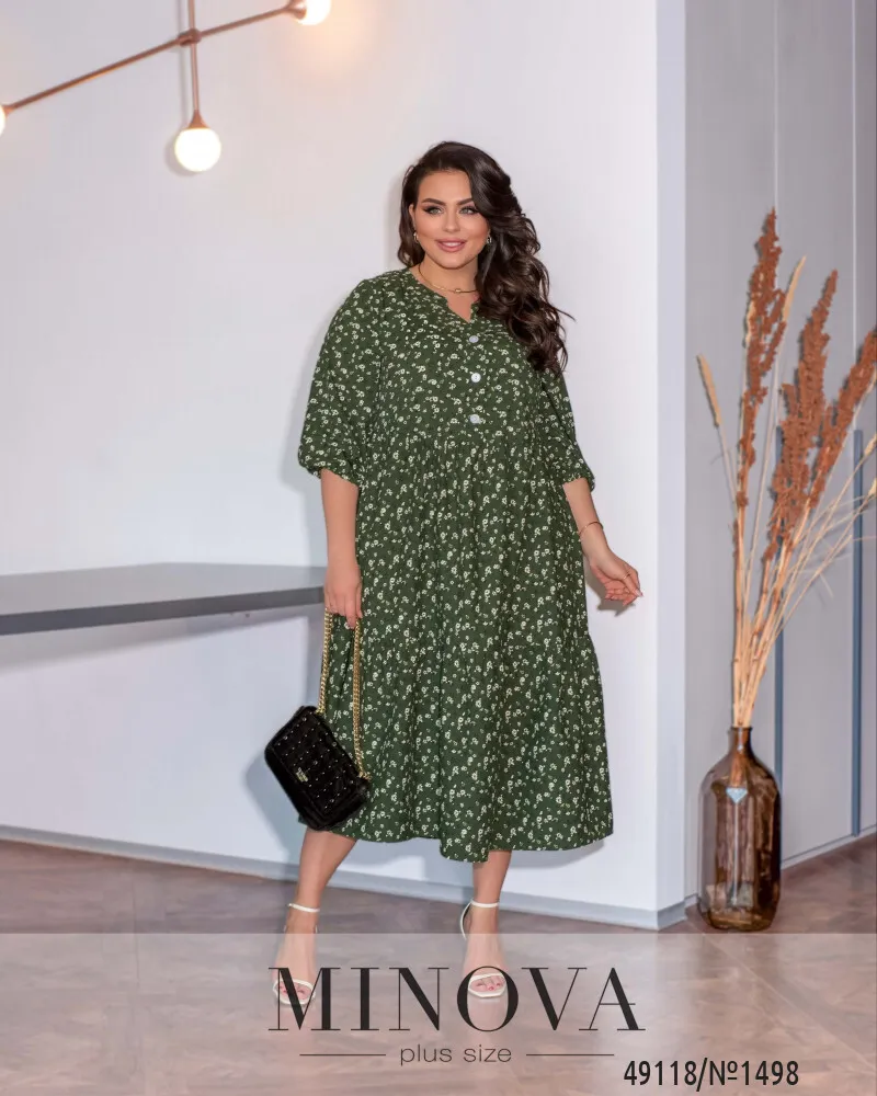 Платье 1498-хаки Minova