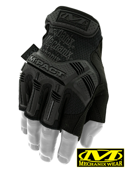 Перчатки беспалые Mechanix M-Pact Fingerless (оригинальные). Чёрный