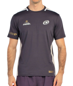 Мужская теннисная футболка Bullpadel Brece - черный