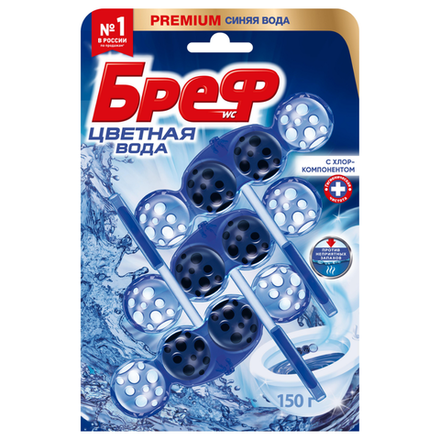 Чистящее средство Bref Color Aktiv Хлор 3 шт