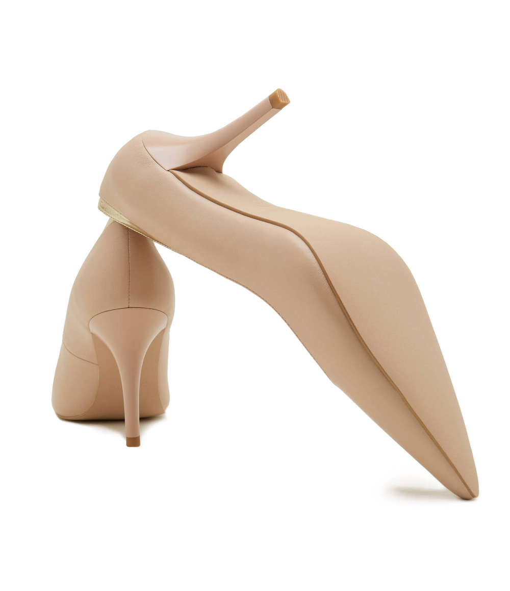 Кожаные туфли на шпильках lucy Pinko - бежевый(SD0029 P012)